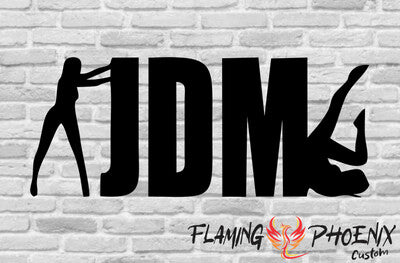STICKER JDM GIRLS