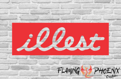 STICKER ILLEST SQUARE