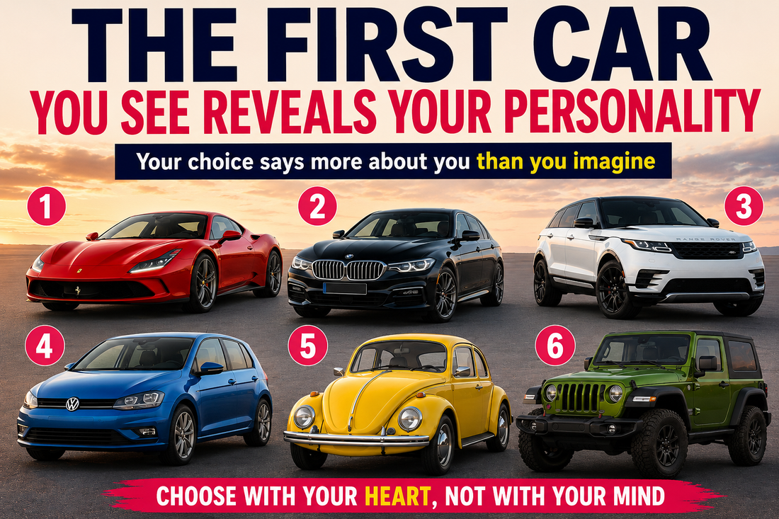 The First Car You See Reveals a Hidden Trait of Your Personality – Which One Caught Your Eye First?
