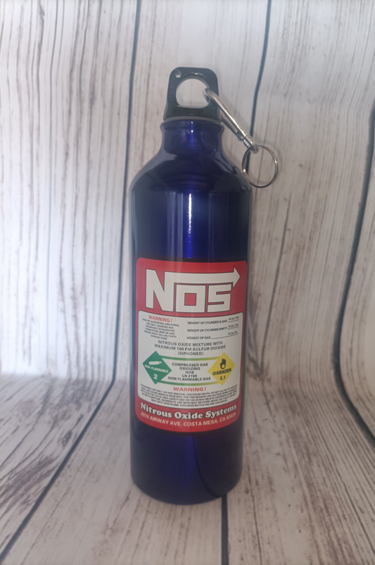 NOS aluminum water bottle 
