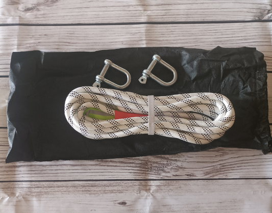 16 Feet TOW Strap with 2D-Ring Shackle