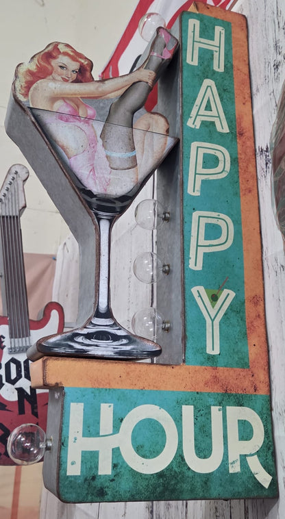 Happy Hour Led Sign