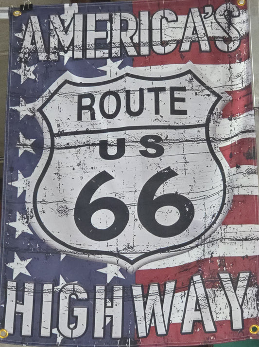 Route 66 flag