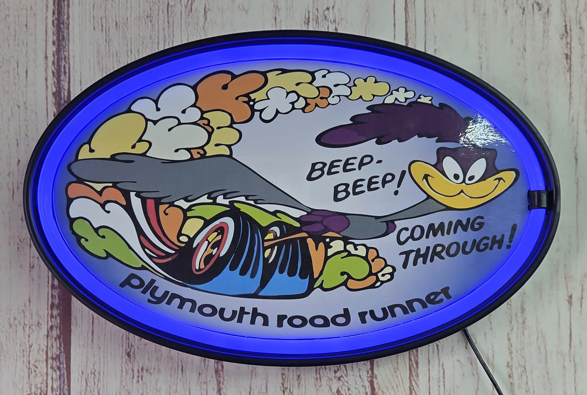 Plymouth Road Runner led oval
