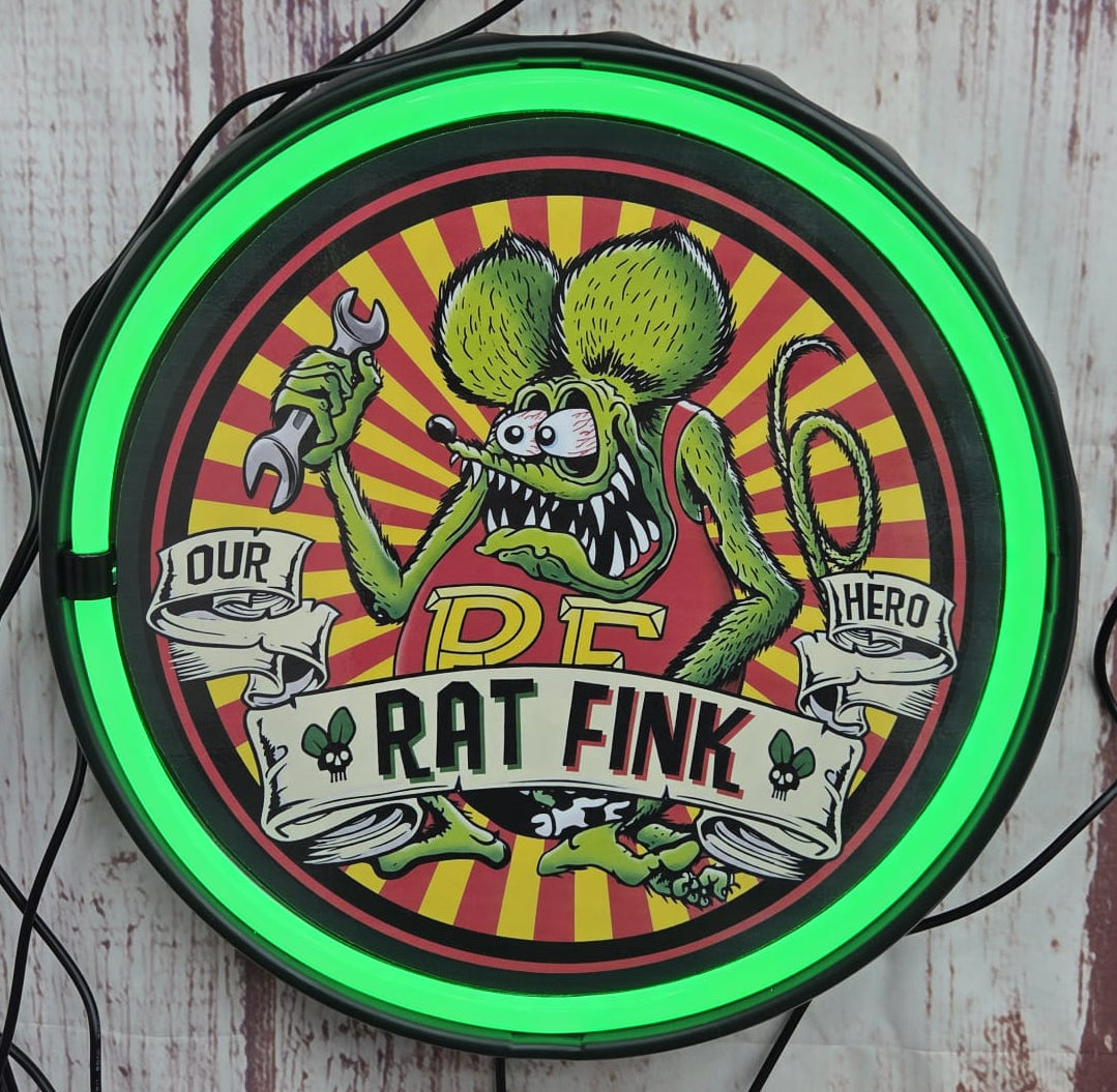 Rat Fink led rope round