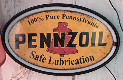 Pennzoil led oval