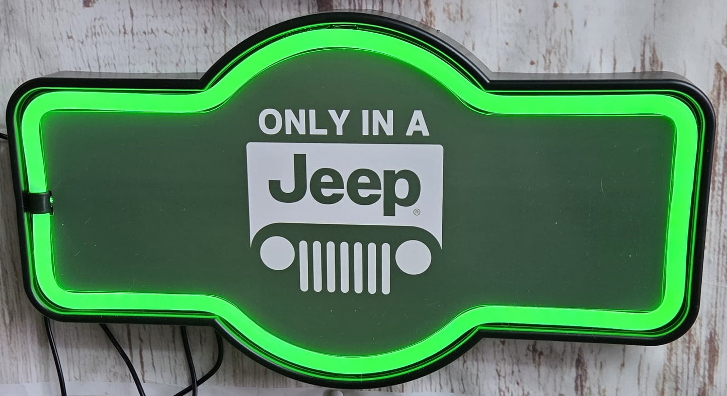 Only in a Jeep led rope