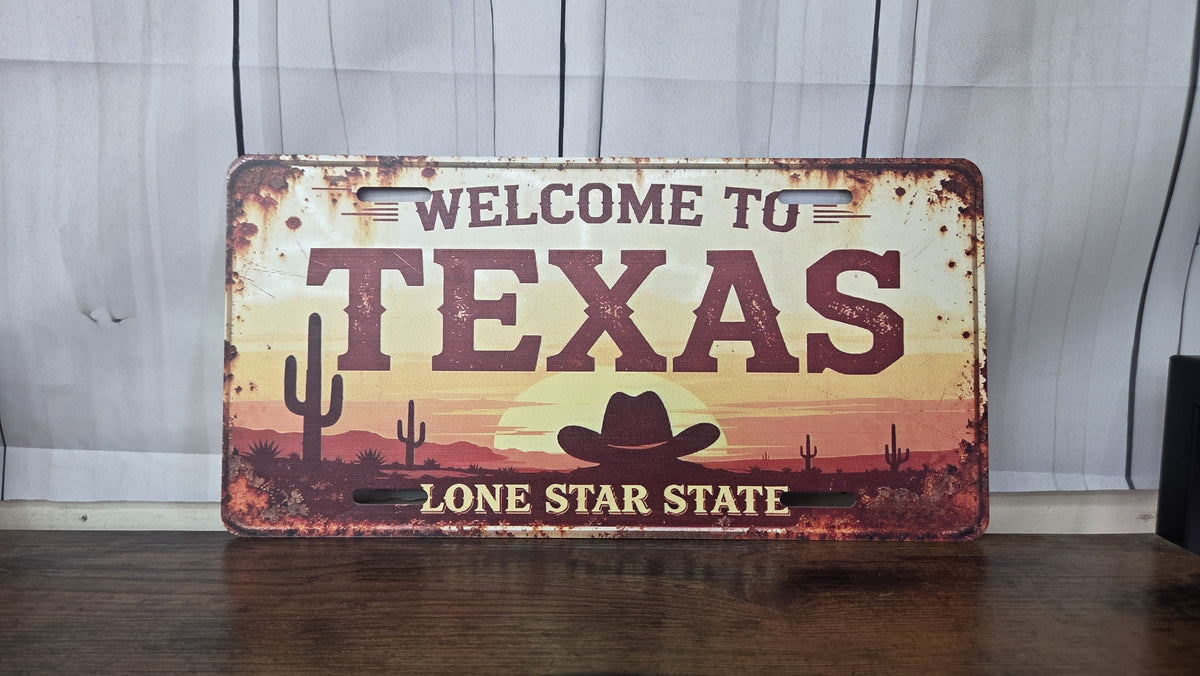 Welcome to Texas Metal Sign