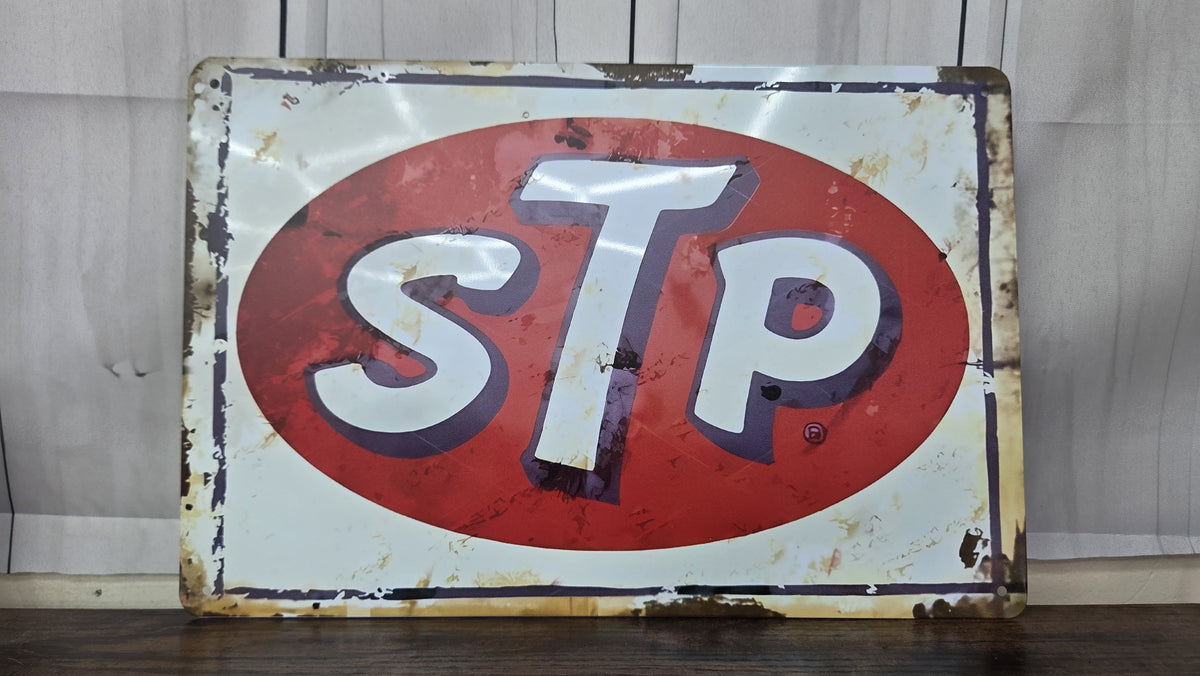 STP Metal Sign