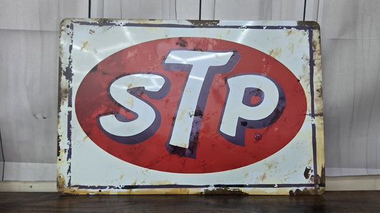 STP Metal Sign