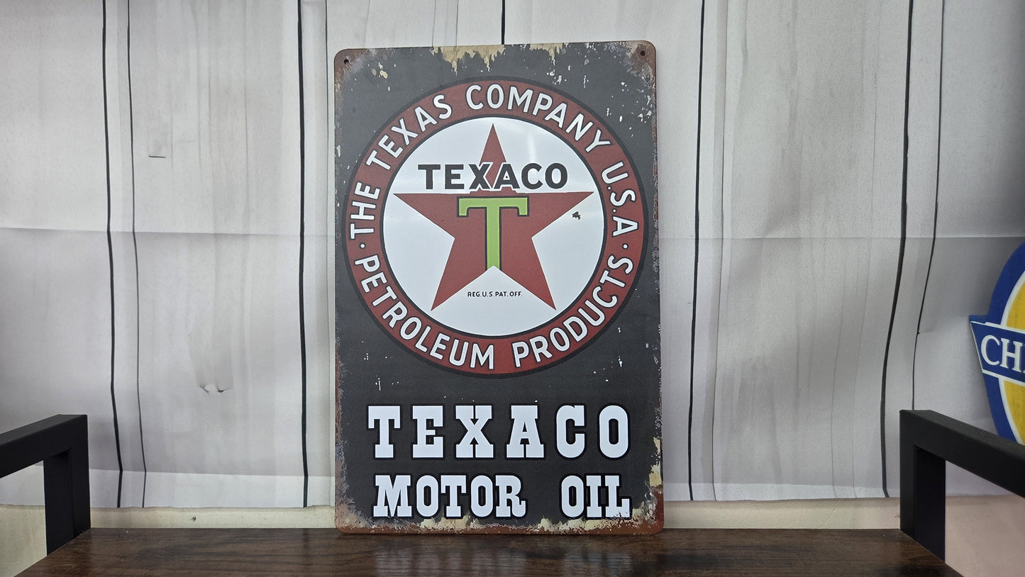 Texaco old Metal Sign