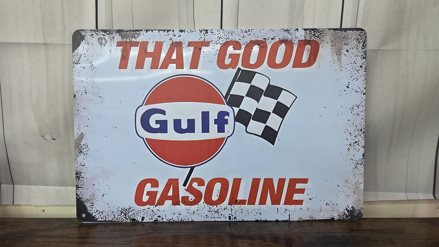 Gulf Metal Sign