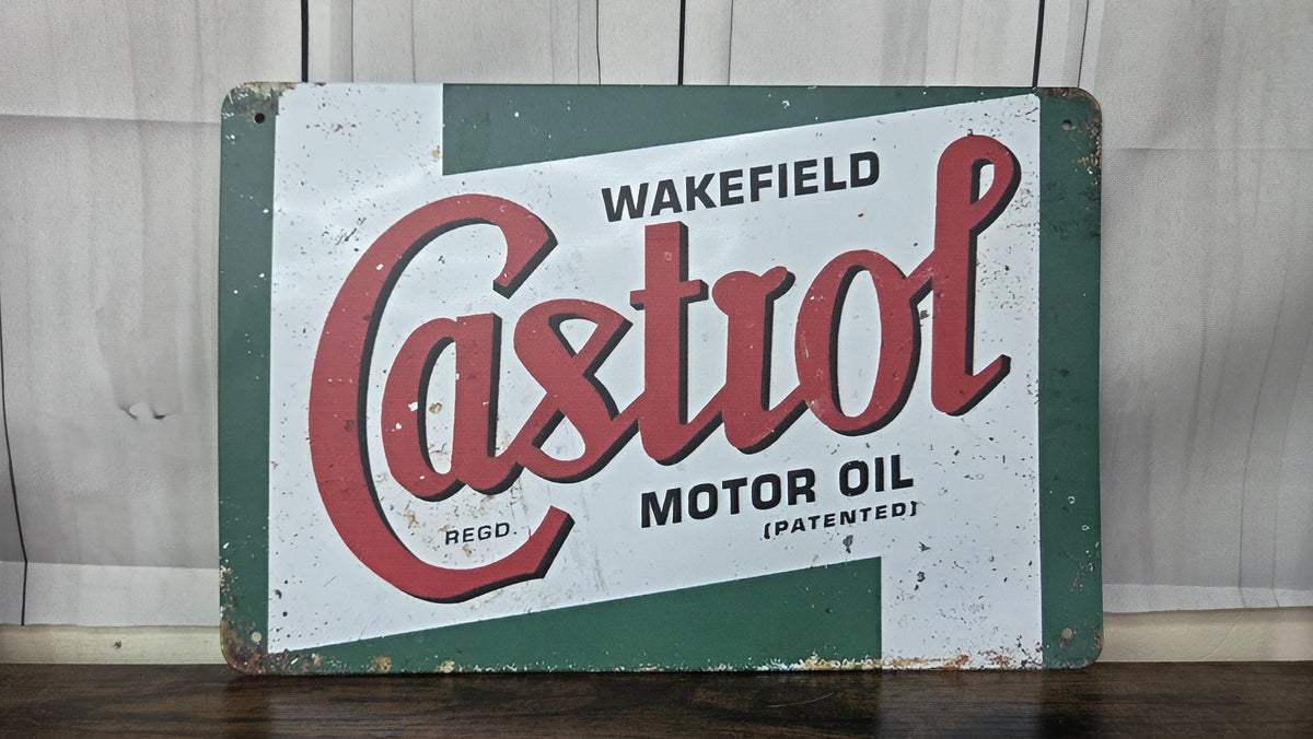 Castrol Metal Sign
