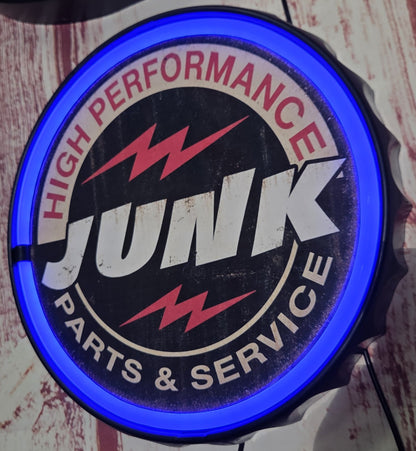 Junk led rope round