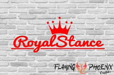 STICKER ROYAL STANCE