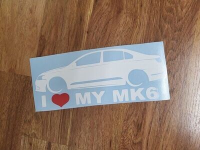 STICKER I LOVE MY MK6