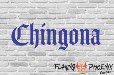 STICKER CHINGONA