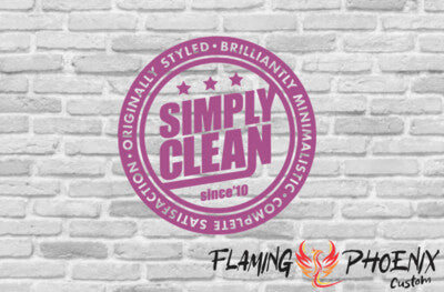 STICKER SIMPLY CLEAN
