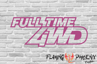 STICKER FULL TIME 4WD
