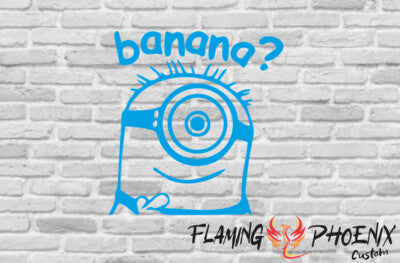 STICKER MINION BANANA