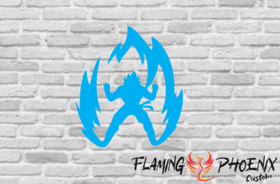 STICKER GOKU SUPER SAIYAN DRAGON BALL