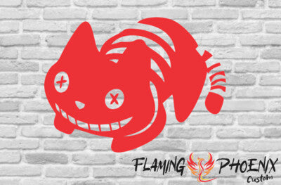 STICKER CAT ALICE IN WONDERLAND