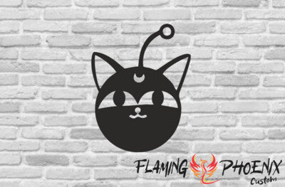 STICKER HEAD CAT SAILOR MOON