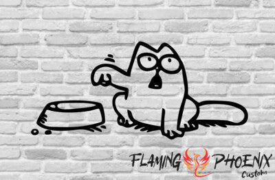 STICKER CAT WANTS TO EAT