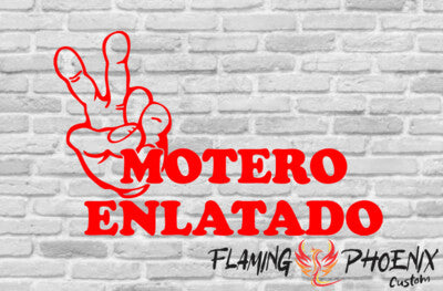 STICKER MOTERO ENLATADO