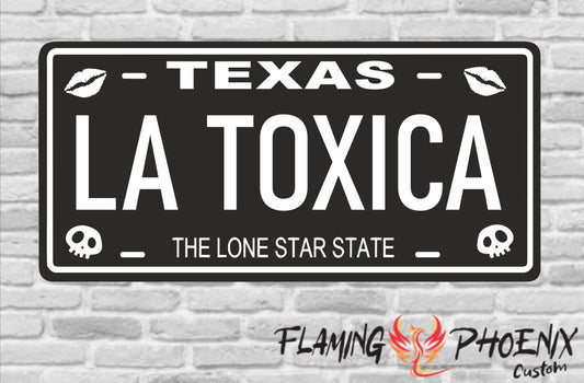 DECORATIVE PLATE LA TOXICA