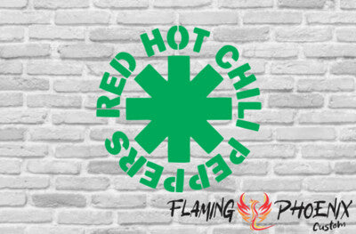 STICKER RED HOT CHILI PEPPERS LOGO