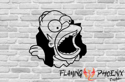 STICKER HOMER HUNGRY
