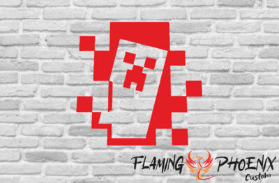 STICKER CREEPER MINECRAFT