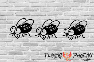 STICKER FUNNY FLY
