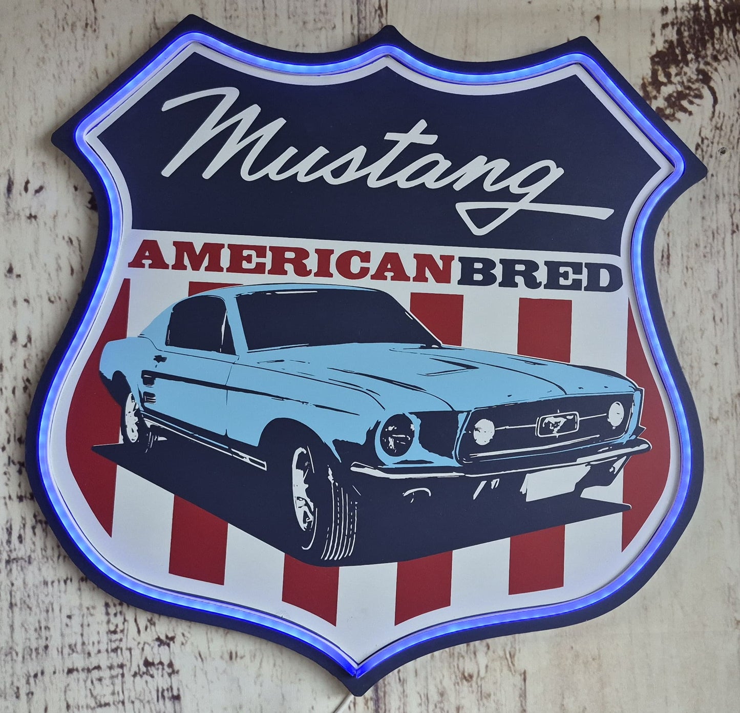 Mustang led shaped