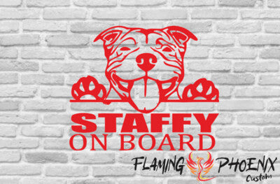 STICKER STAFFY ON BOARD