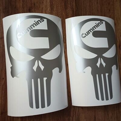 STICKER CUMMINS SKULL