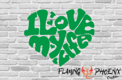 STICKER I LOVE MY LIFE