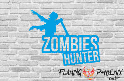 STICKER ZOMBIES HUNTER