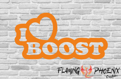 STICKER I LOVE BOOST
