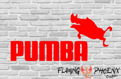 STICKER PUMBA