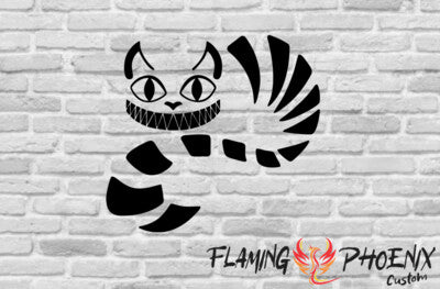 STICKER CAT ALICE IN WONDERLAND LINES