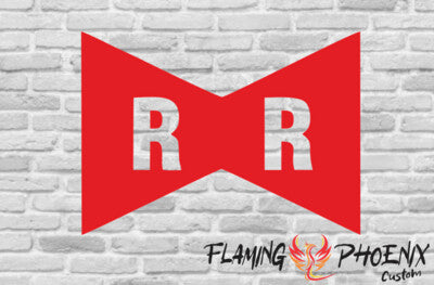 STICKER RED RIBBON LOGO