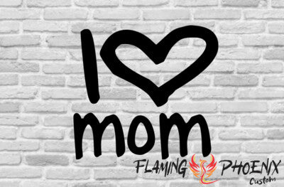 STICKER I LOVE MOM