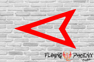 STICKER ARROW TRIANGLE