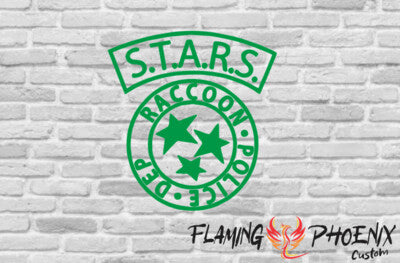 STICKER STARS RACOON POLICE DEP