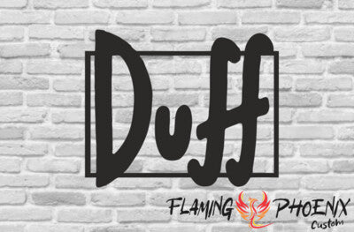 STICKER DUFF