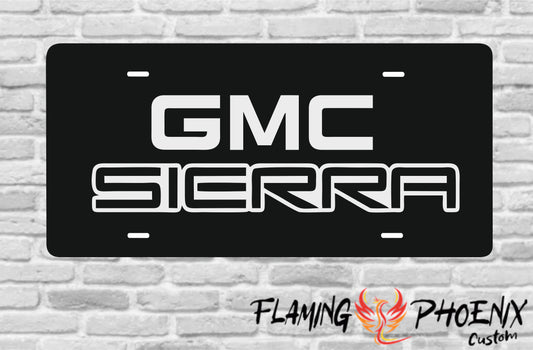 Decorative plate GMC Sierra