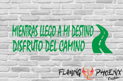 STICKER MIENTRAS LLEGO A MI DESTINO