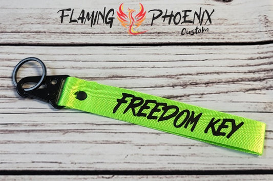 Freedom Key strap keychain